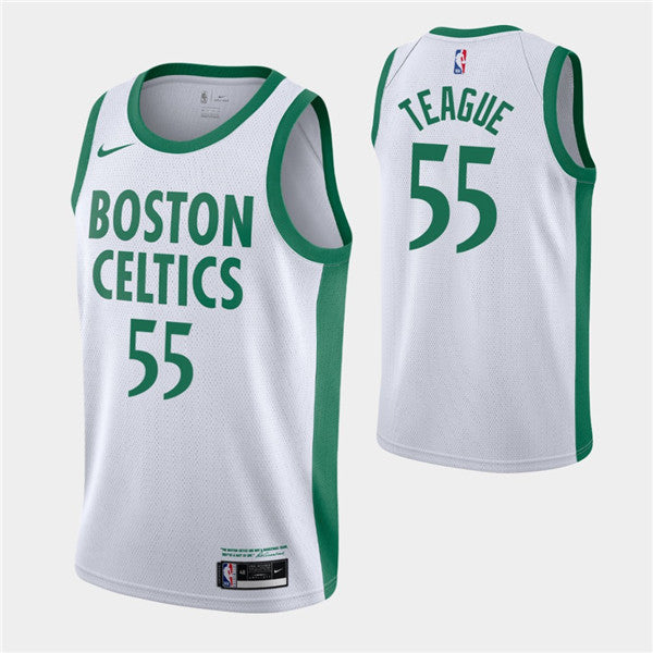 Jeff Teague Boston Celtics white City Edition jersey