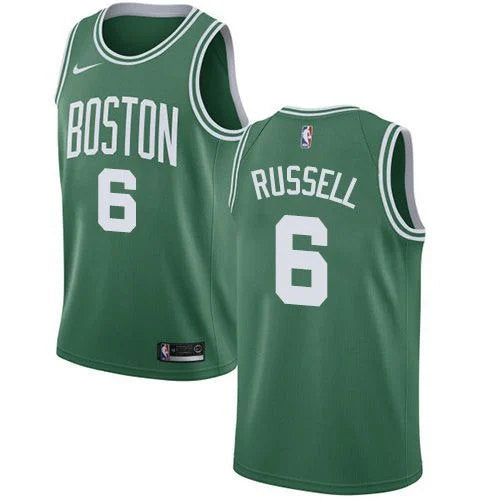 Bill Russell Boston Celtics green jersey