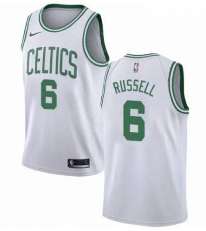 Bill Russell Boston Celtics white jersey