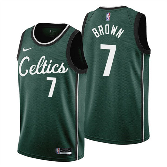 Jaylen Brown Boston Celtics green City Edition jersey
