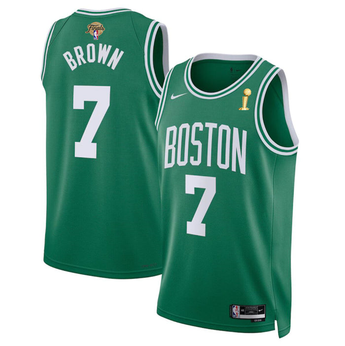 Jaylen Brown Boston Celtics green jersey