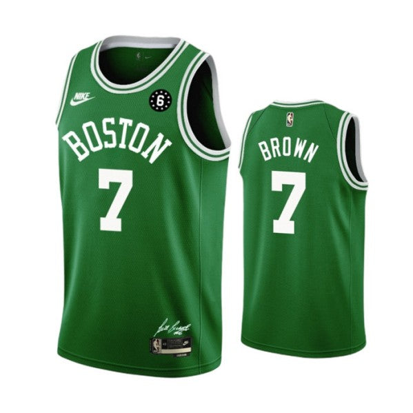 Jaylen Brown Boston Celtics green jersey