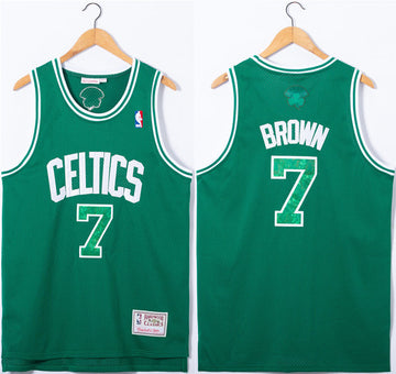 Jaylen Brown Boston Celtics green jersey
