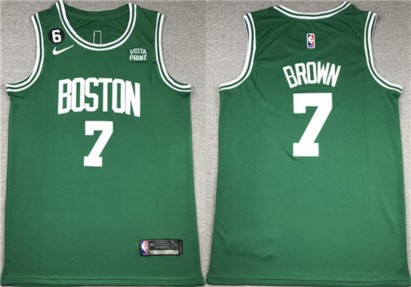 Jaylen Brown Boston Celtics green jersey