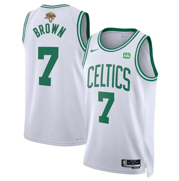 Jaylen Brown Boston Celtics white jersey