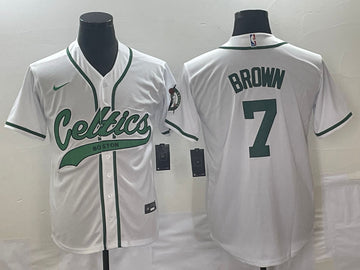 Jaylen Brown Boston Celtics white jersey