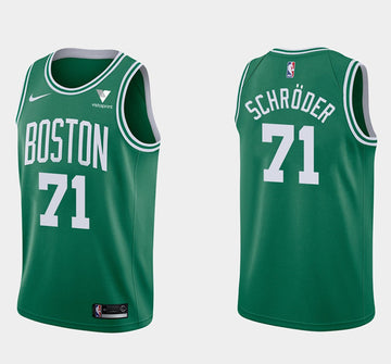 Dennis Schroder Icon Edition Boston Celtics green jersey