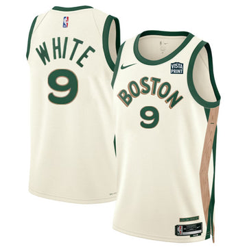 Derrick White Boston Celtics white City Edition jersey