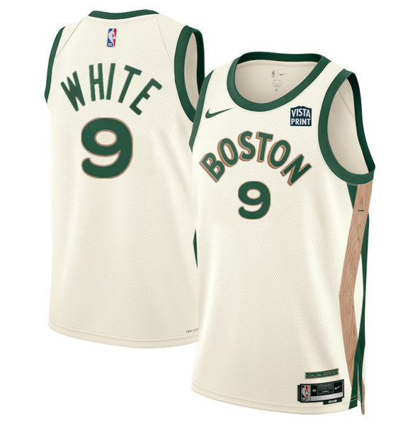 Derrick White Boston Celtics white City Edition jersey