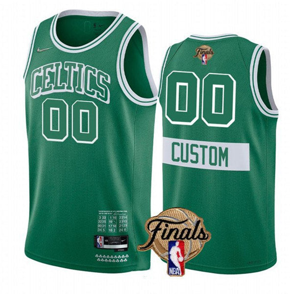 Custom Boston Celtics green City Edition jersey