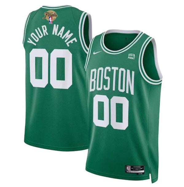 Custom Boston Celtics green jersey