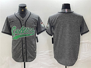 Custom Boston Celtics gray jersey