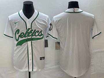Custom Boston Celtics white jersey