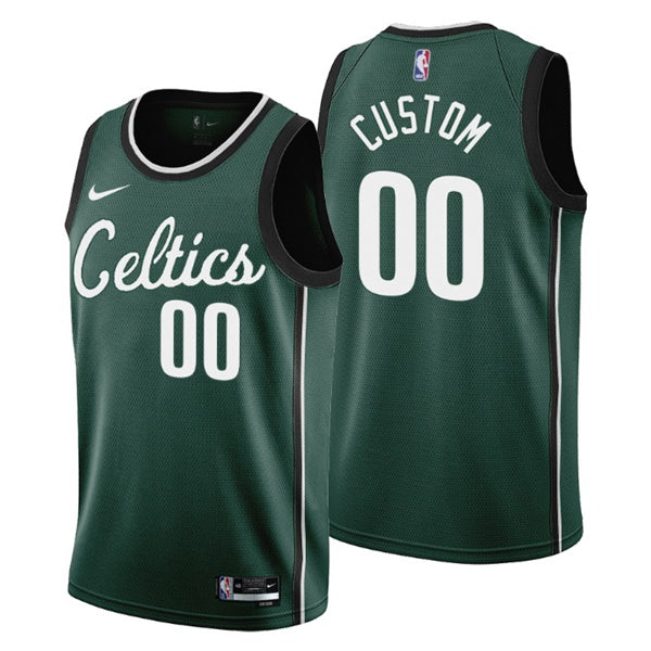 Custom Boston Celtics green City Edition jersey