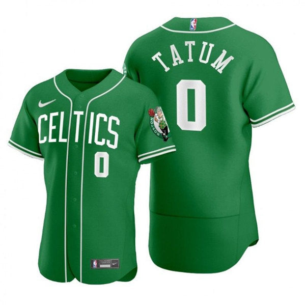 Custom Boston Celtics green jersey