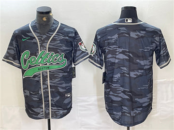 Boston Celtics gray Camo jersey