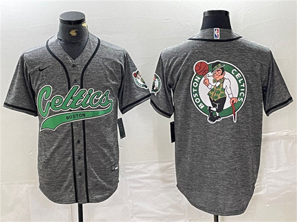 Boston Celtics gray jersey
