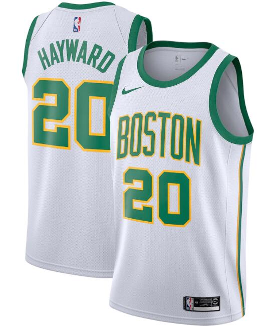 Boston Celtics white jersey