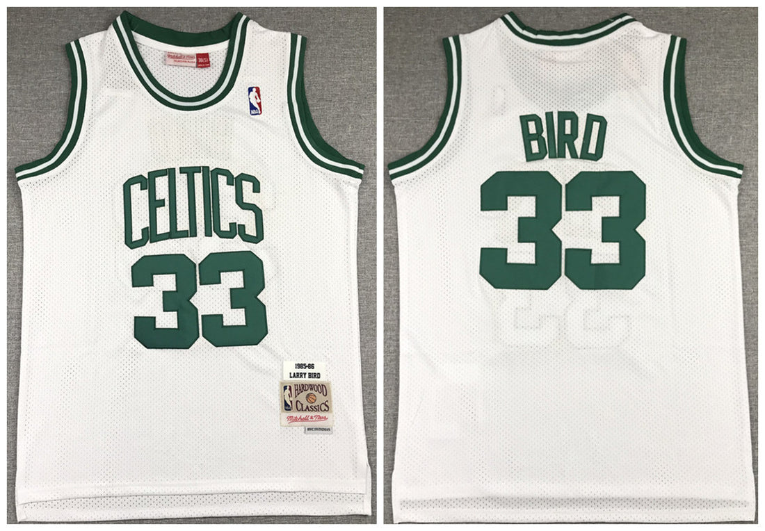 Boston Celtics white Throwback jersey