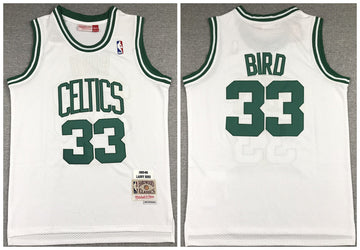 Boston Celtics white Throwback jersey