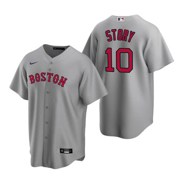 Trevor Story Boston Red Sox grey jersey
