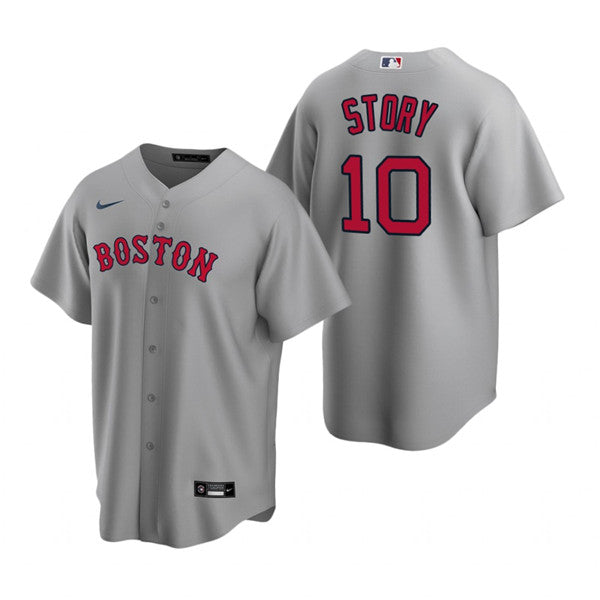 Trevor Story Boston Red Sox grey jersey