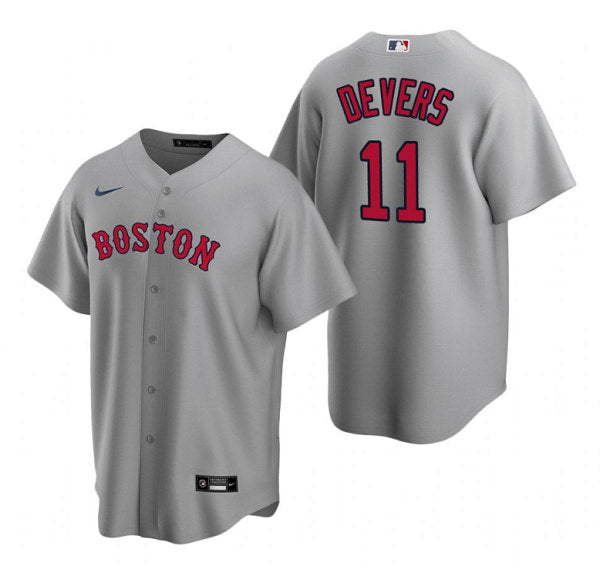 Rafael Devers Boston Red Sox grey jersey