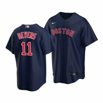 Rafael Devers Boston Red Sox navy jersey