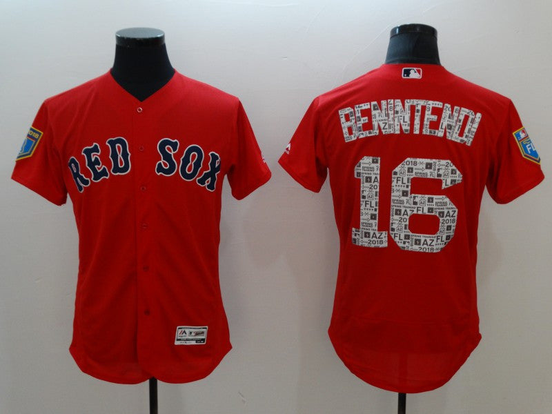 Andrew Benintendi Boston Red Sox red jersey