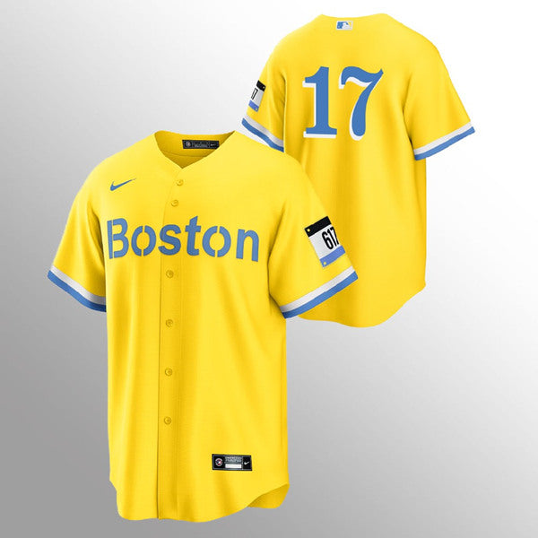 Nathan Eovaldi Boston Red Sox gold City Connect jersey