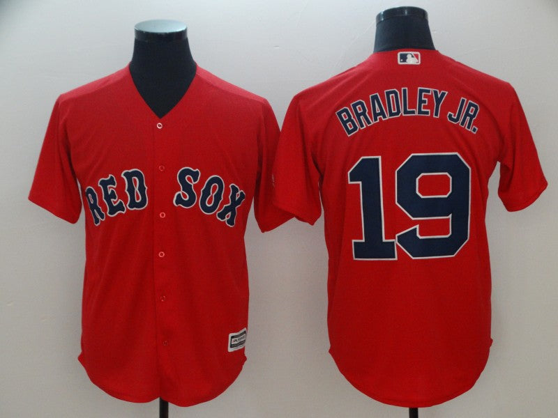 Jackie Bradley Jr Majestic Boston Red Sox scarlet jersey