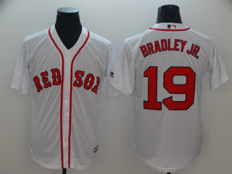 Jackie Bradley Jr Majestic Boston Red Sox white jersey