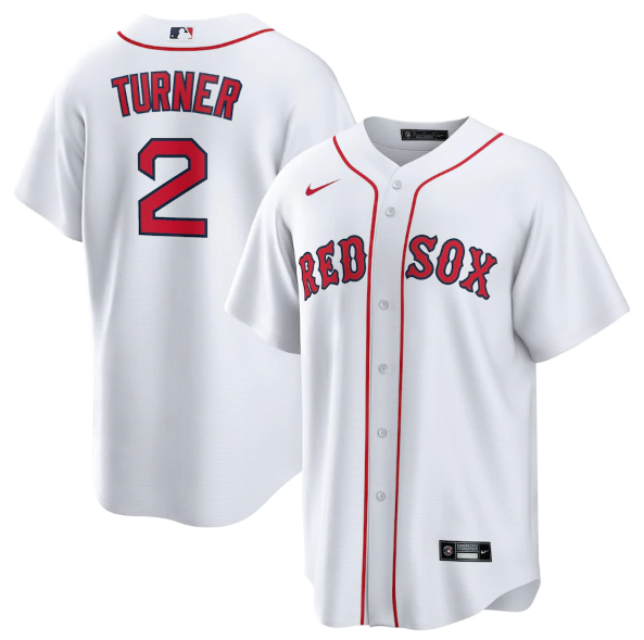 Justin Turner Boston Red Sox white jersey