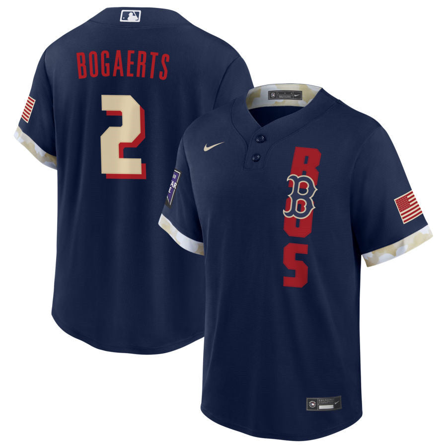 Xander Bogaerts Boston Red Sox navy All-Star jersey