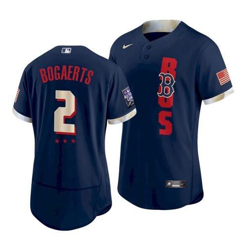 Xander Bogaerts Boston Red Sox navy All-Star jersey