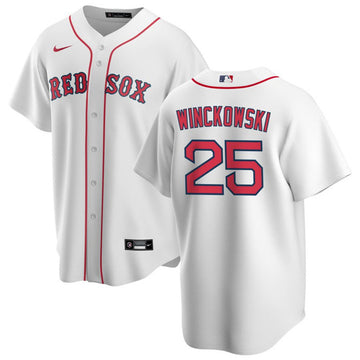 Josh Winckowski Boston Red Sox white jersey