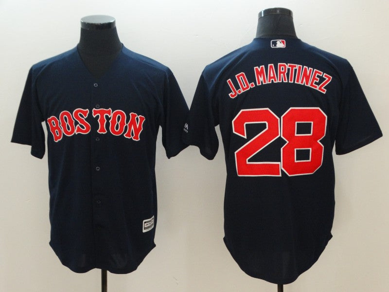 JD Martinez Boston Red Sox navy jersey