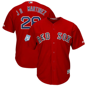 JD Martinez Boston Red Sox red jersey