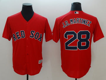 JD Martinez Boston Red Sox red jersey