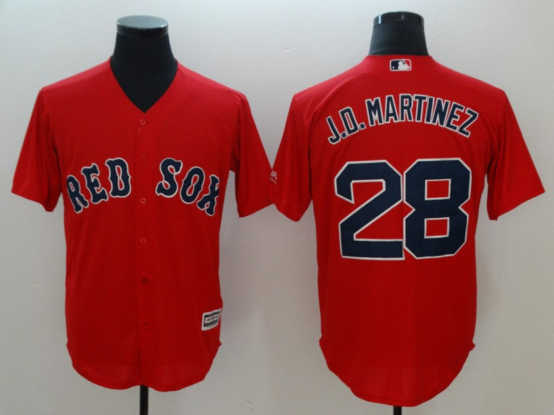 JD Martinez Boston Red Sox red jersey