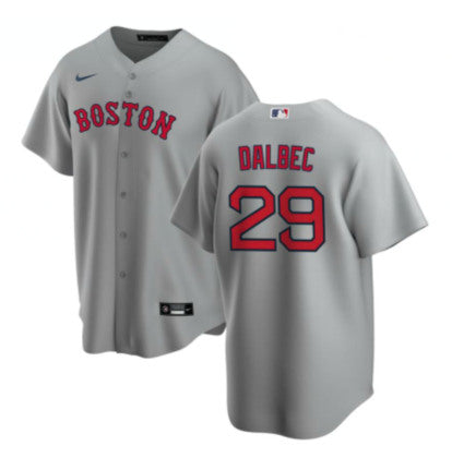 Bobby Dalbec Boston Red Sox gray jersey