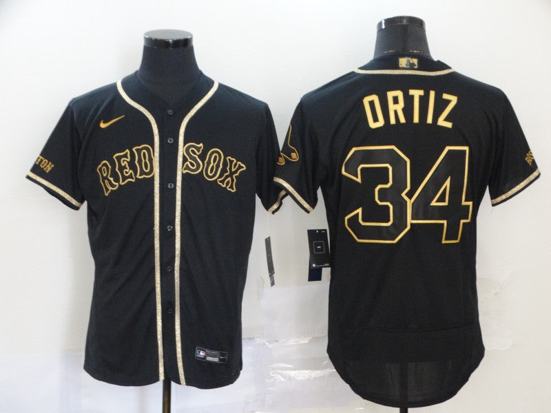 David Ortiz Boston Red Sox black jersey