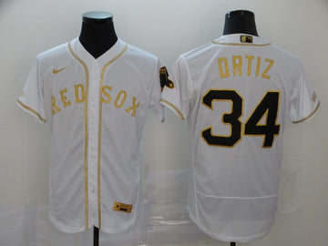 David Ortiz Boston Red Sox white jersey
