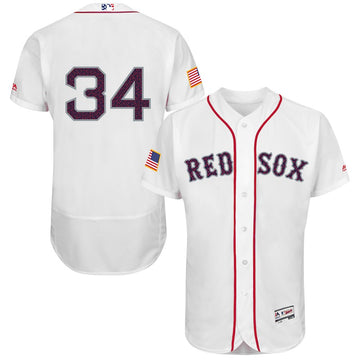 David Ortiz Majestic Boston Red Sox white Fashion jersey