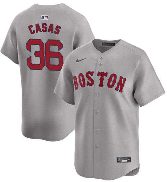 Triston Casas Boston Red Sox gray Away jersey