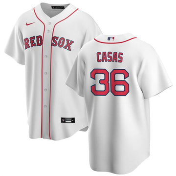 Triston Casas Boston Red Sox white jersey