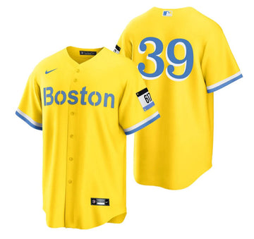 Christian Arroyo Boston Red Sox gold City Connect jersey