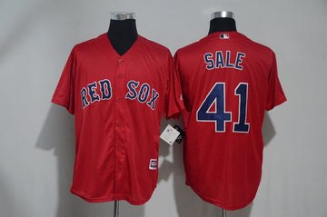 Chris Sale Boston Red Sox red jersey