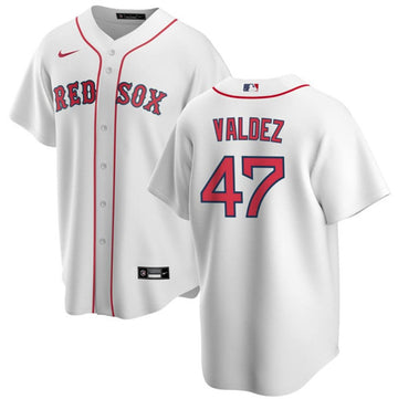 Enmanuel Valdez Boston Red Sox white jersey