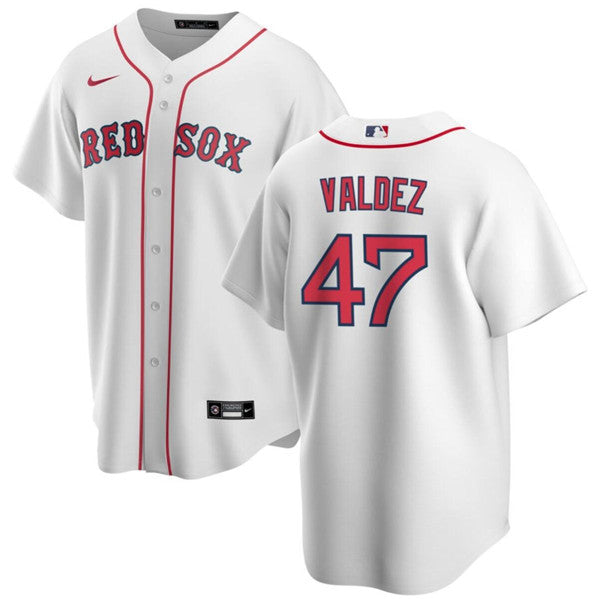 Enmanuel Valdez Boston Red Sox white jersey